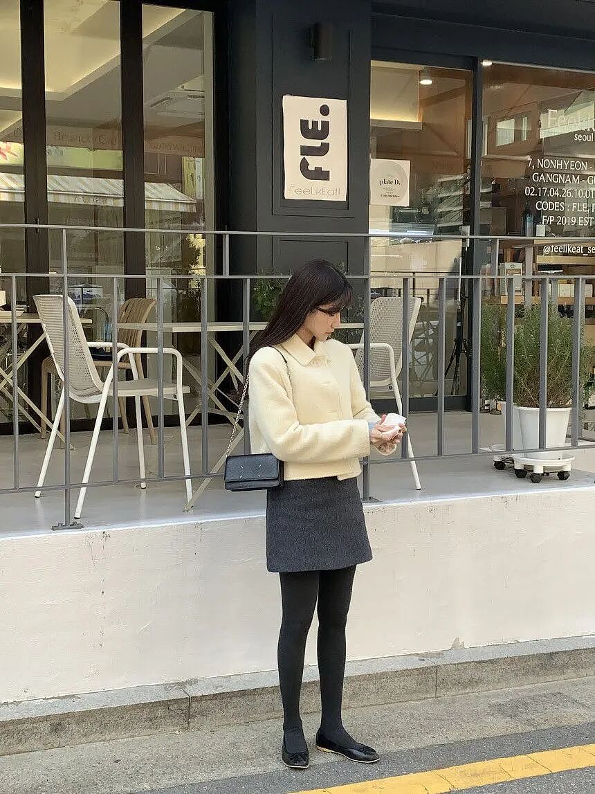 冬天也想穿裙子！附不同温度的穿搭公式（组图） - 93