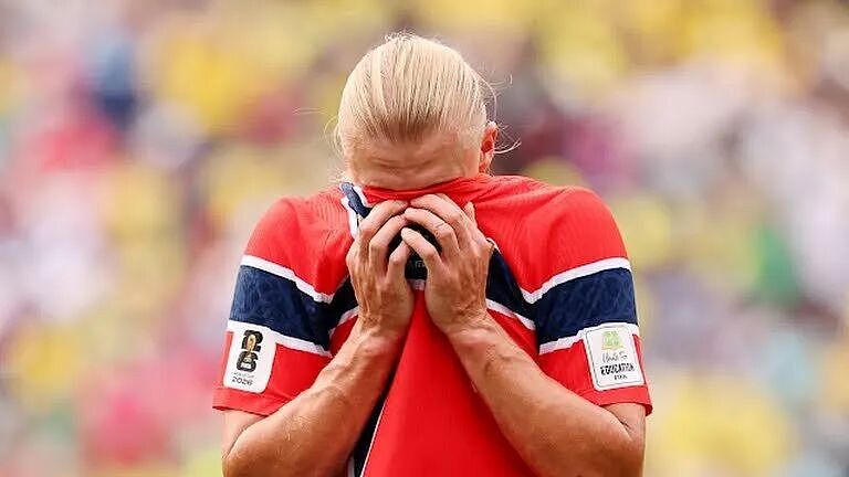 疯狂2-1!哈兰德双响天神下凡,挪威爆冷淘汰巴西,首进世界杯八强(组图) - 2