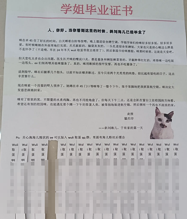 流浪小咪收养野人后留信告知好朋人…意外得到回信:呜呜祝你幸福喵喵喵喵(组图) - 14