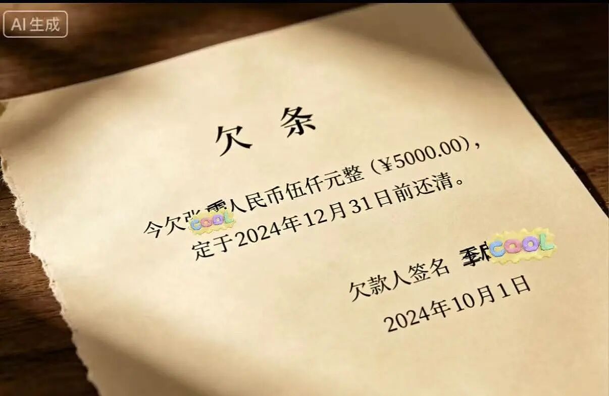 【爆笑】“当事人原件弄丢后甩出张AI的欠条…?”哈哈哈以为法官的智商是一片鞋垫吗!(组图) - 6