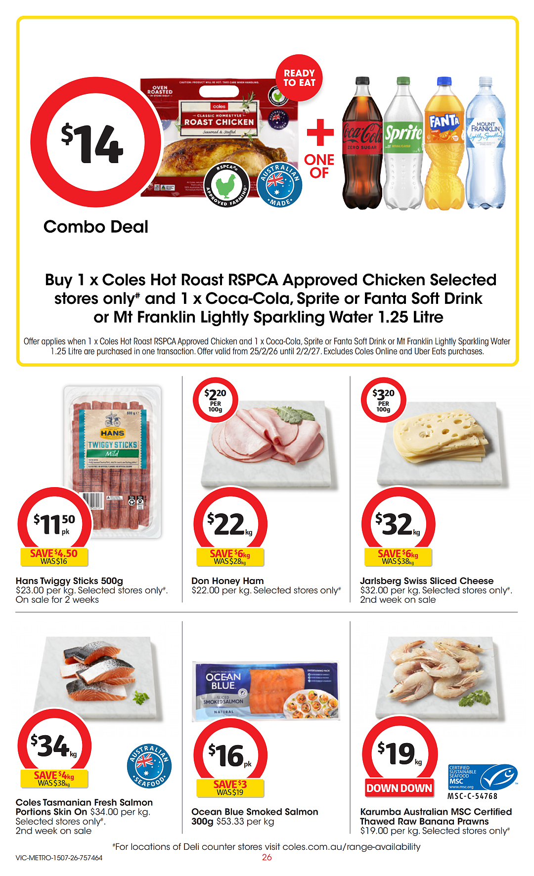 本周最新!澳洲各大超商特价商品一网打尽,大批好物骨折破半价!Woolworths、Coles、Aldi(组图) - 26
