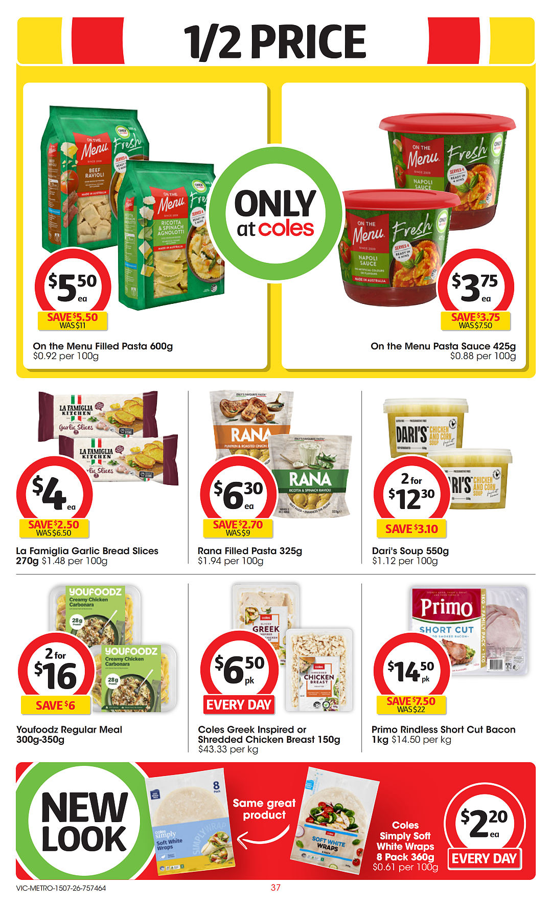 本周最新!澳洲各大超商特价商品一网打尽,大批好物骨折破半价!Woolworths、Coles、Aldi(组图) - 37
