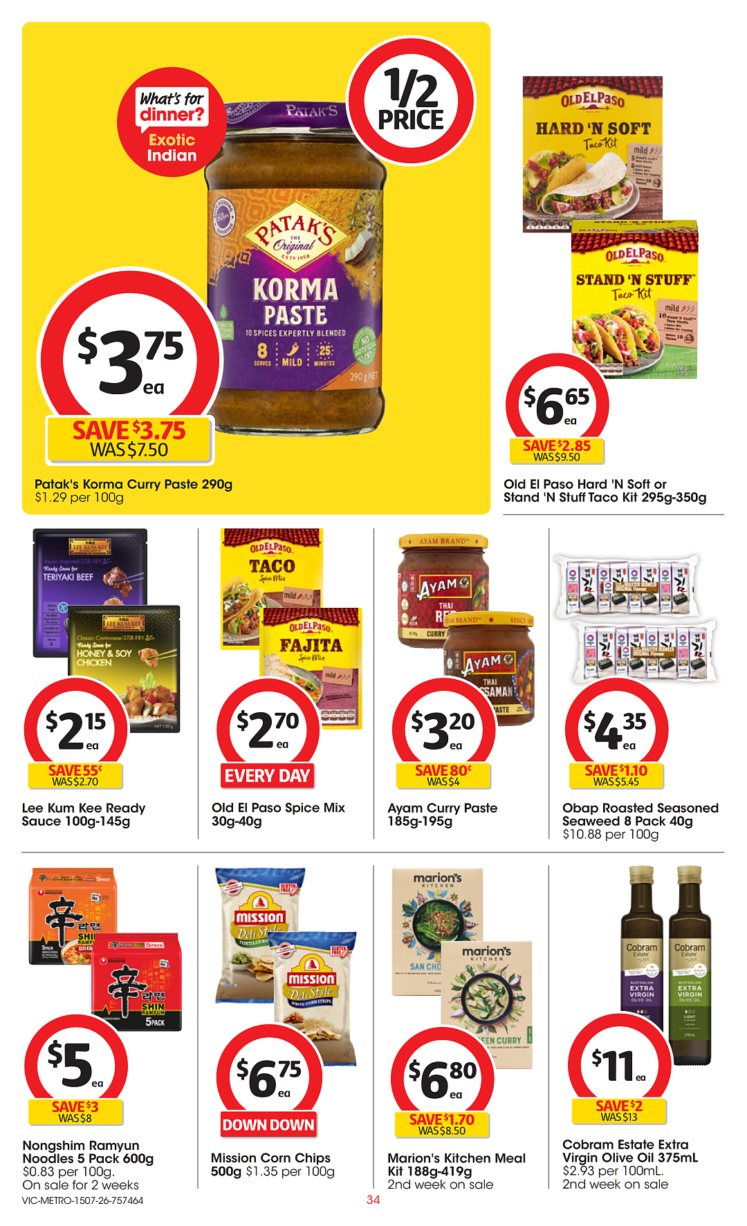 本周最新!澳洲各大超商特价商品一网打尽,大批好物骨折破半价!Woolworths、Coles、Aldi(组图) - 34