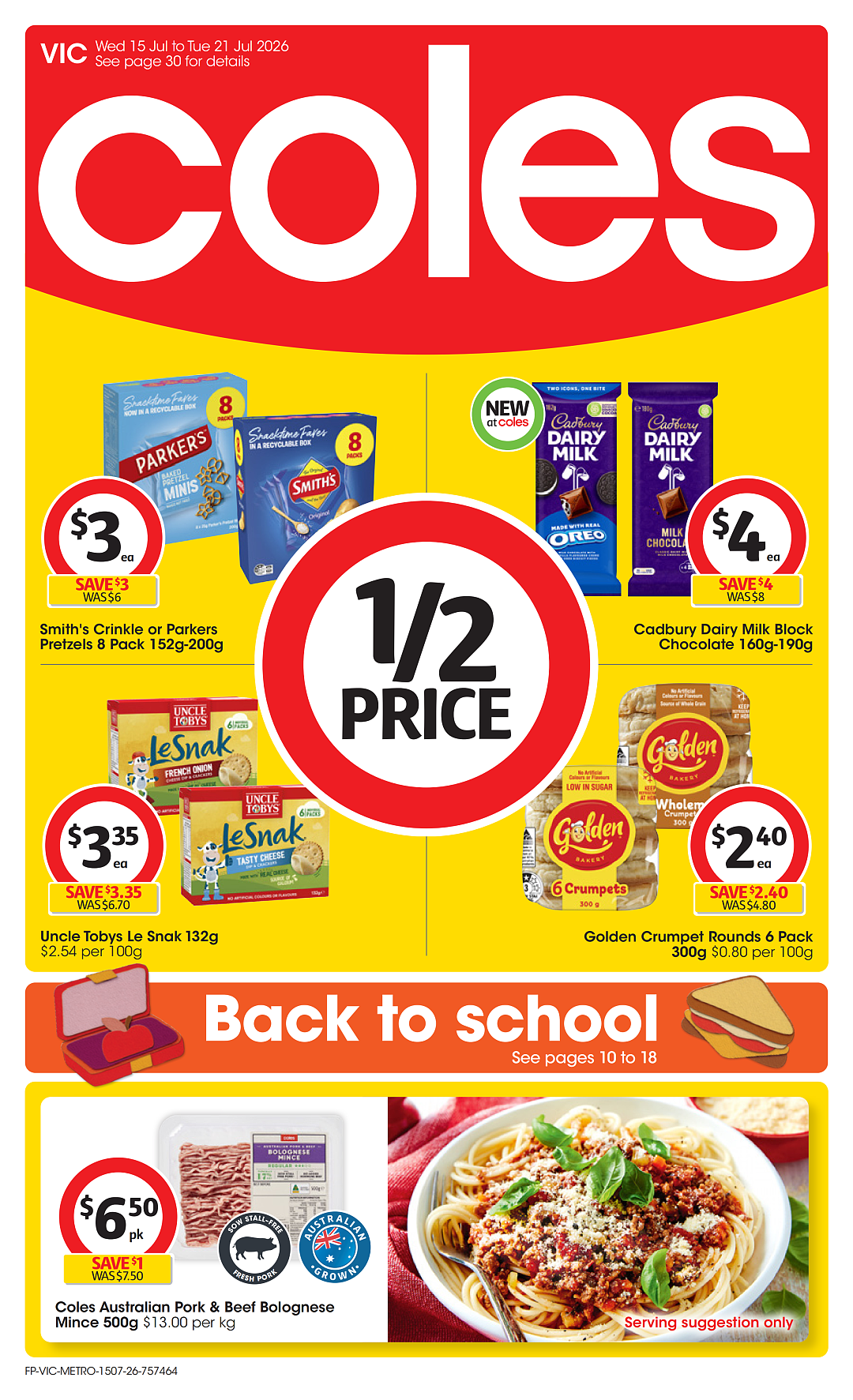 本周最新!澳洲各大超商特价商品一网打尽,大批好物骨折破半价!Woolworths、Coles、Aldi(组图) - 1