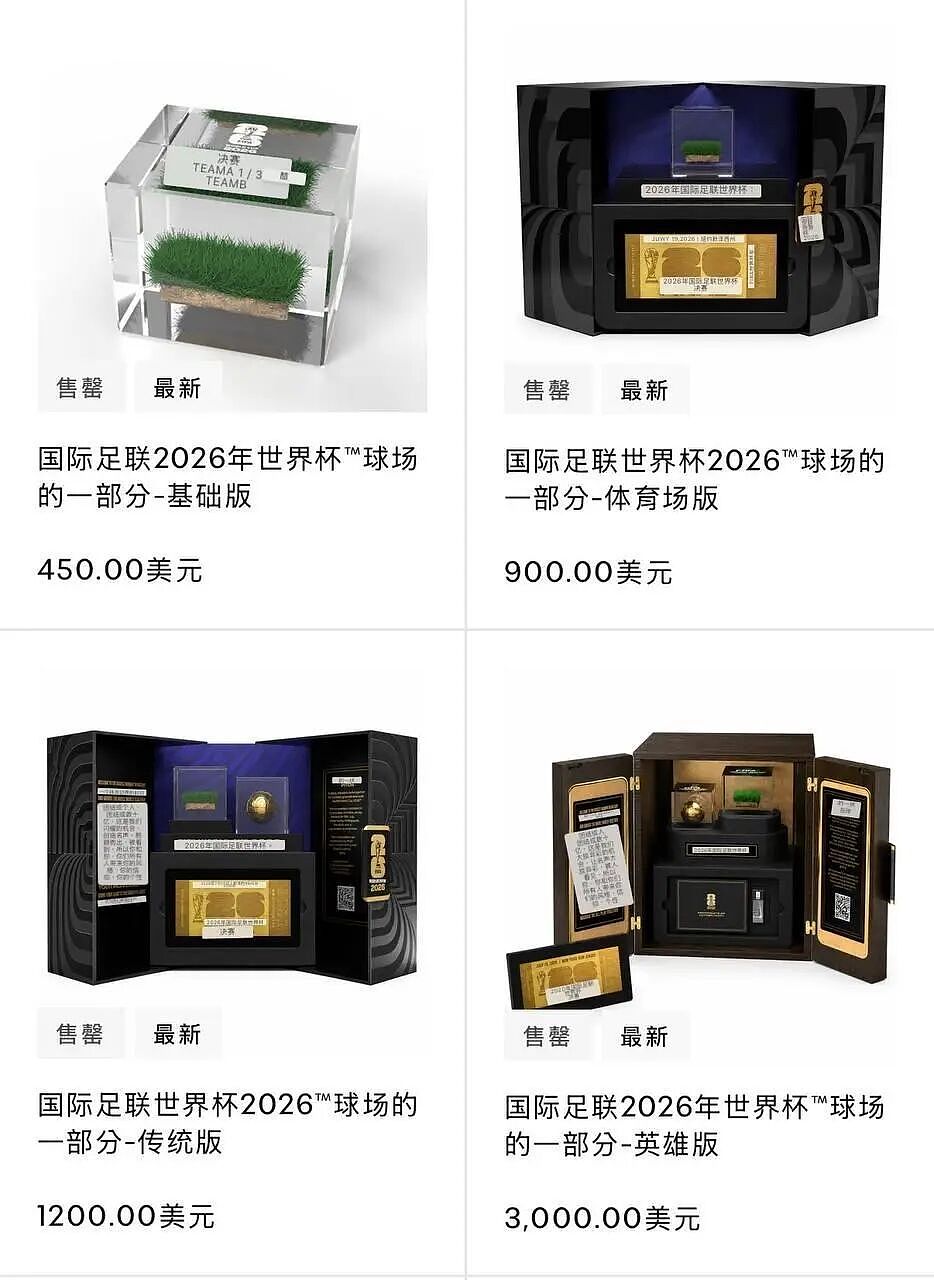 绷不住了！世界杯决赛还没踢，球场草皮先被FIFA给“预售”了，一片顶配版售价高达3000美元！网友：有痰咋整……（组图） - 4