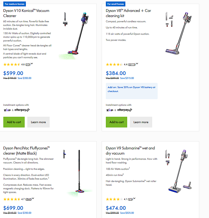 好机会!【Dyson】澳洲官网 最新折上折(组图) - 1
