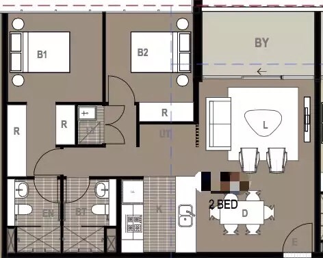 今日悉尼Zetland 全新apartment 两房两卫招租。 Zetland 全新apartment 两房两卫招租。