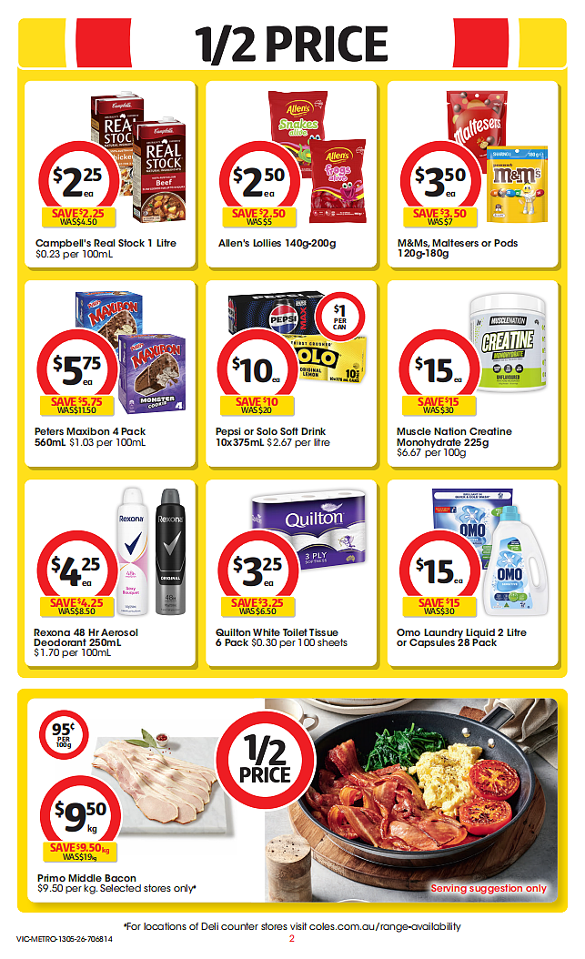 本周最新！澳洲各大超商特价商品一网打尽，大批好物骨折破半价！Woolworths、Coles、Aldi（组图） - 2