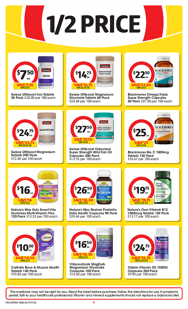 本周最新!澳洲各大超商特价商品一网打尽,大批好物骨折破半价!Woolworths、Coles、Costco(组图) - 8