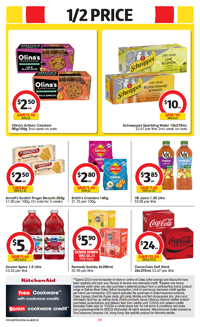 本周最新！澳洲各大超商折扣目录，Woolworths、Coles、Costco、优衣库...（组图） - 29