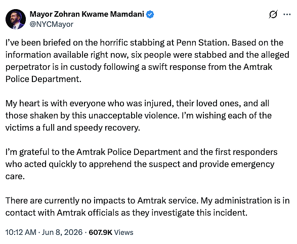 纽约交通枢纽Penn Station惊现持刀捅人案!6人被刺,满地是血(组图) - 4