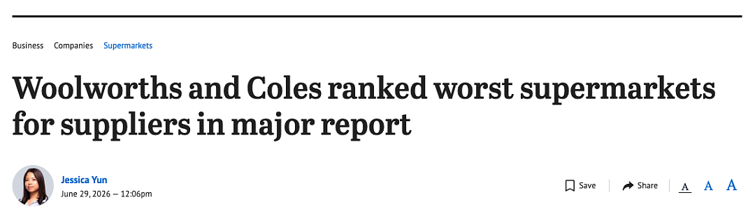 Coles、Woolworths，再度双双最差劲！ - 1