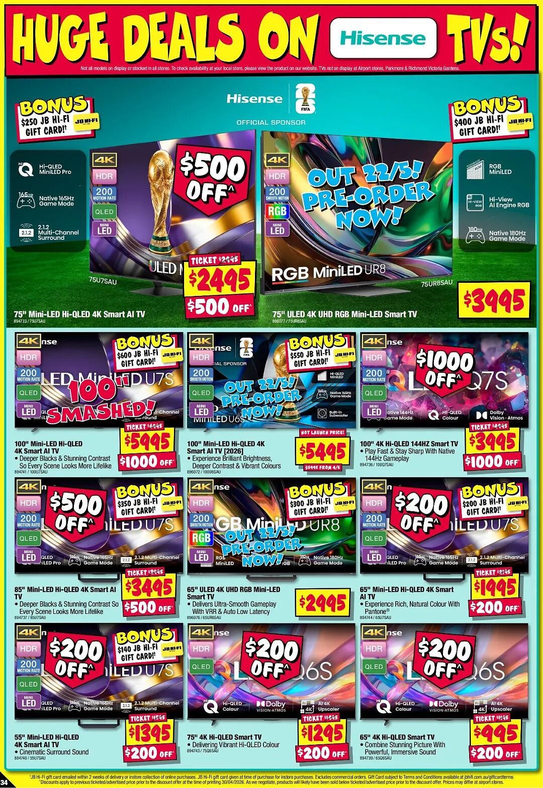 【JB Hi-Fi】财年末专区放出 - 43