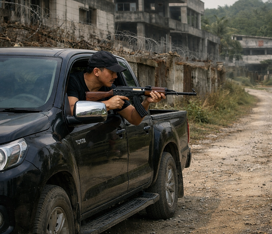 中国小伙躲车底从东南亚诈骗园区逃出，被同胞持枪追杀！报警后却神秘失踪...（组图） - 4