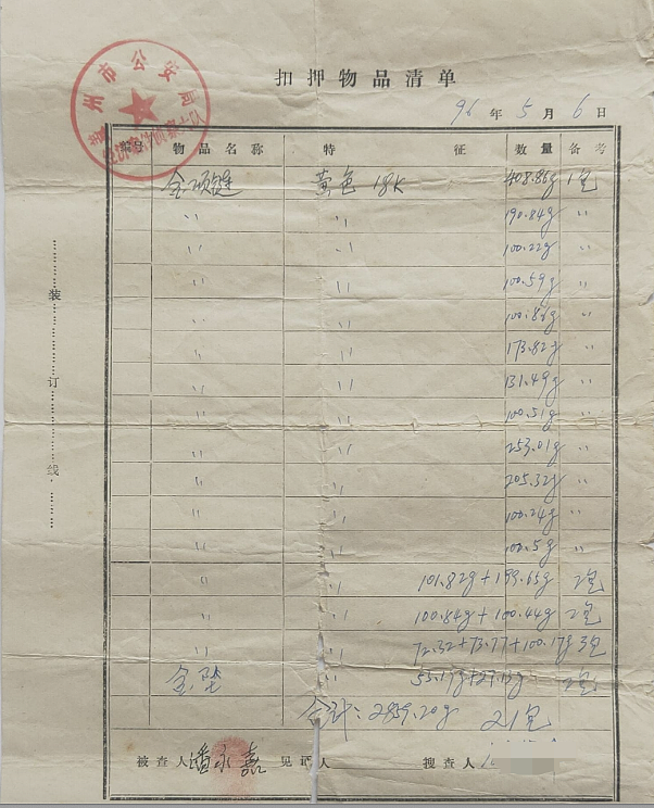 2859克黄金被扣押30年！辽宁警方主动联系当事人商谈赔偿（组图） - 1
