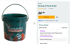 降至50 cent！【Bunnings】小桶 补货
