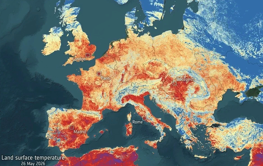 欧洲多国“热”疯了！5月气温直逼40℃，留学生崩溃：全靠自制“空调”续命（组图） - 4