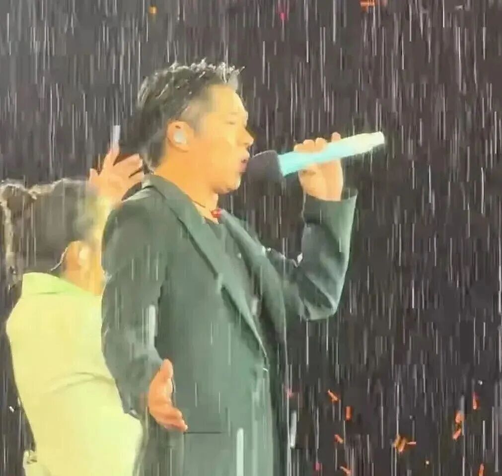 全网沸腾！凤凰传奇演唱会突遇暴雨，玲花被淋得睁不开眼却发型不乱（组图） - 5