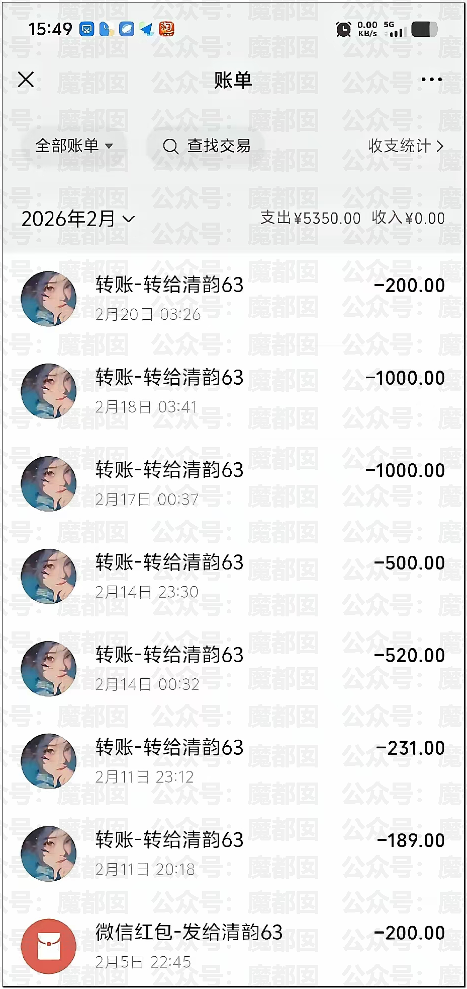 痴情男月砸2万追求足浴店女神，结果惨遭拉黑：转账一停感情归零（组图） - 61