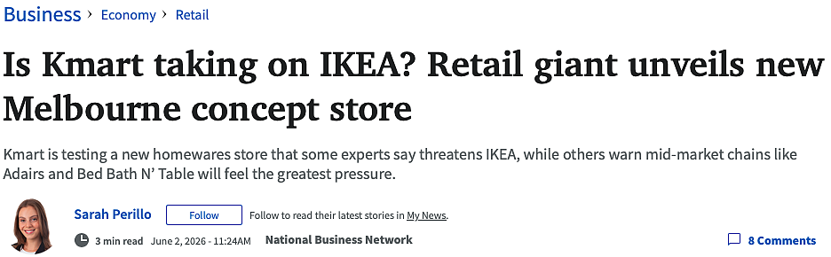 爆!Kmart在Box Hill开全澳首家家居店!叫板IKEA! - 1