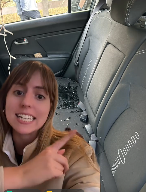 洛杉矶女子遭砸车盗窃，流浪汉捡到驾照后默默寄回，她全网寻人感谢（组图） - 2