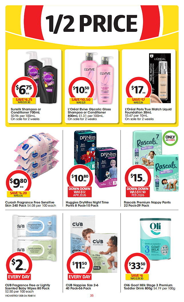 本周最新！澳洲各大超商特价商品一网打尽，大批好物骨折破半价！Woolworths、Coles、Aldi（组图） - 35