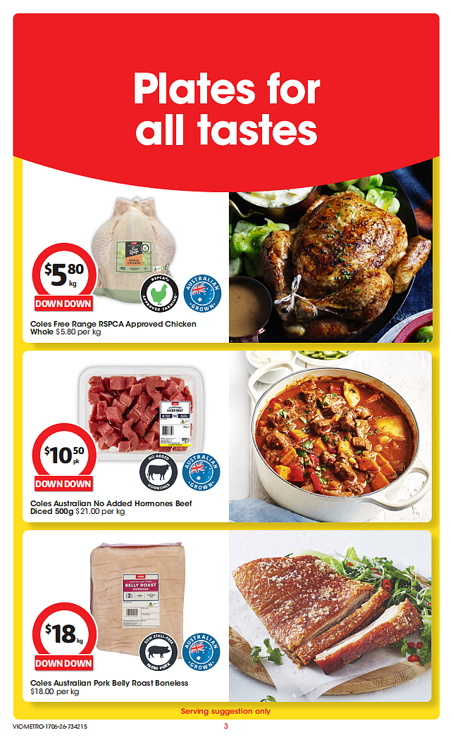 本周最新！澳洲各大超商特价目录，Woolworths、Coles、Costco（组图） - 3