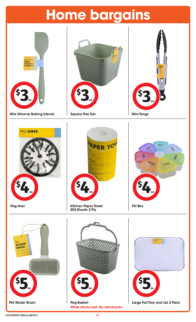 Coles 4月15日-4月21日打折，牛肉派、油、茉莉米半价 - 41