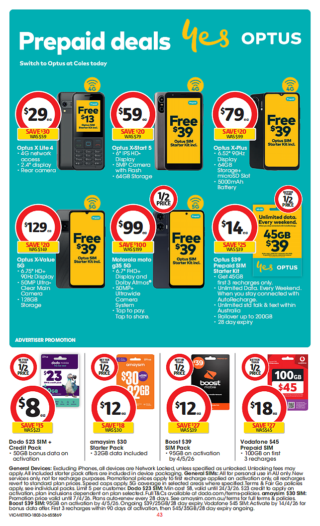 本周最新！澳洲各大超商特价目录，Woolworths、Coles、Costco（组图） - 97