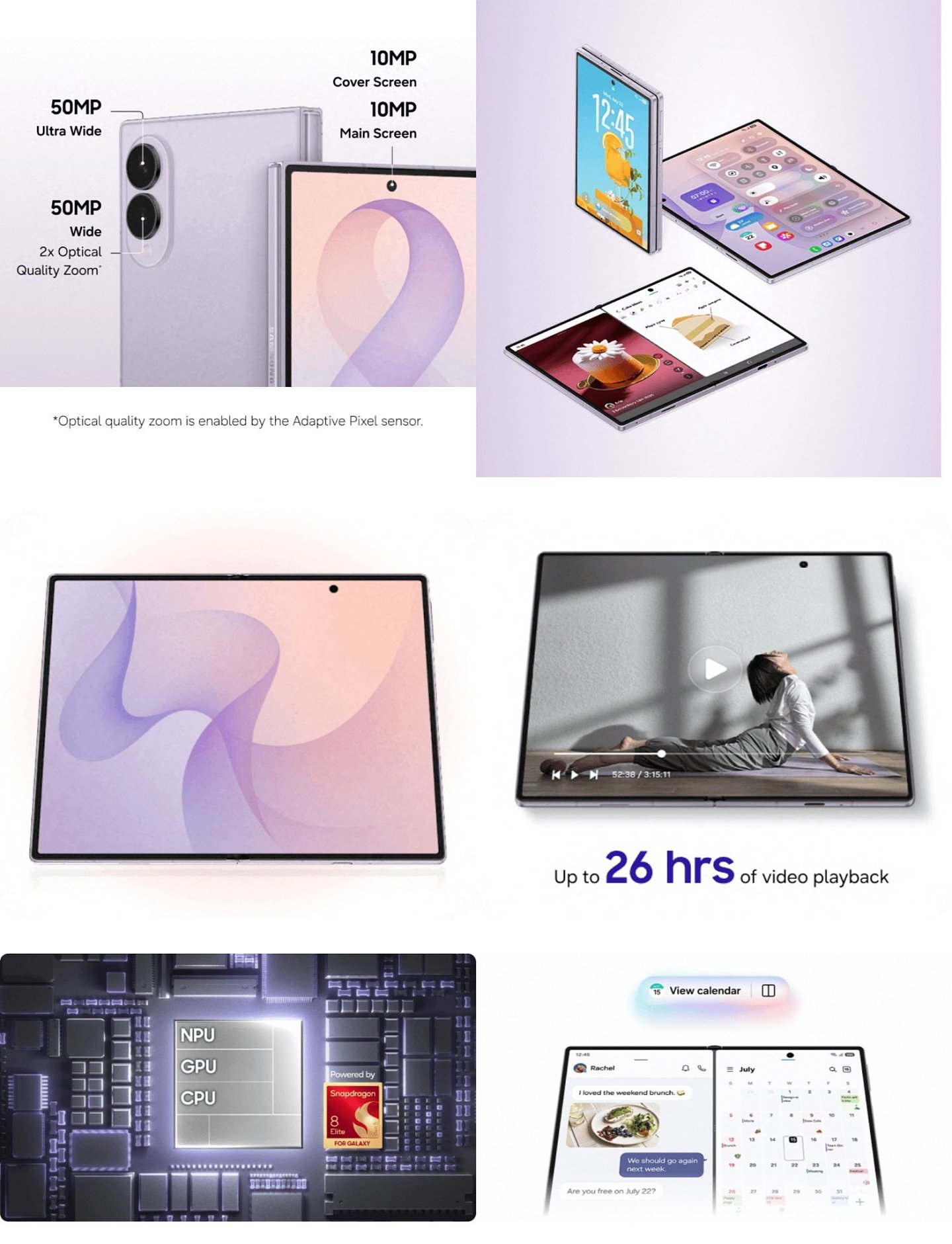 三星 Galaxy Z Fold8 阔折叠手机曝光:4800mAh 电池 - 1