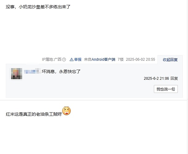 贴吧网友热议红米TES在练阵容：这一练 练到了团队解散 还不如bigwei - 5