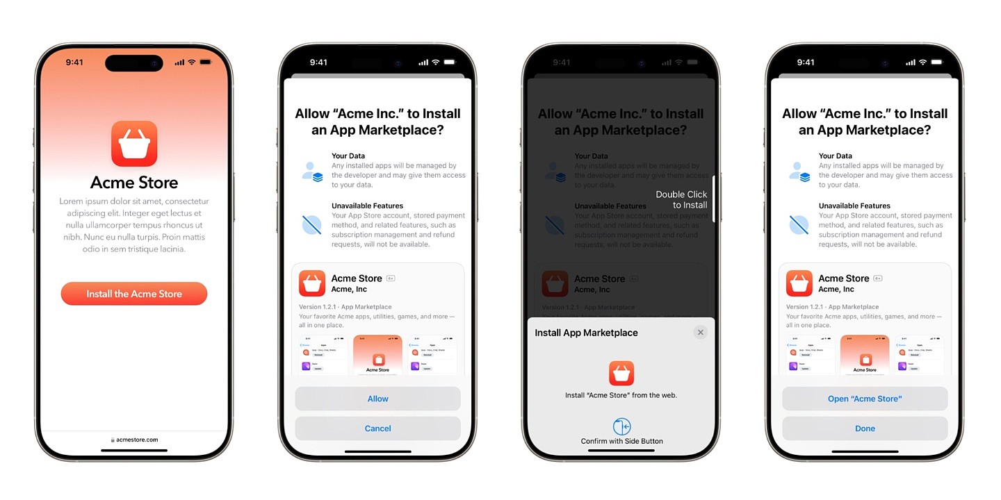 苹果 iOS / iPadOS 18.6 将在欧盟地区简化从网络安装应用 / 第三方商店体验，减少警告性屏幕 - 1