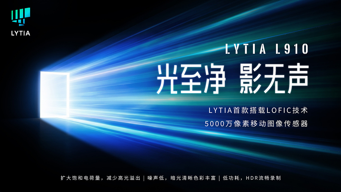 索尼光喻首款 LOFIC 图像传感器 LYTIA L910 发布：1/1.28 英寸、50MP - 1