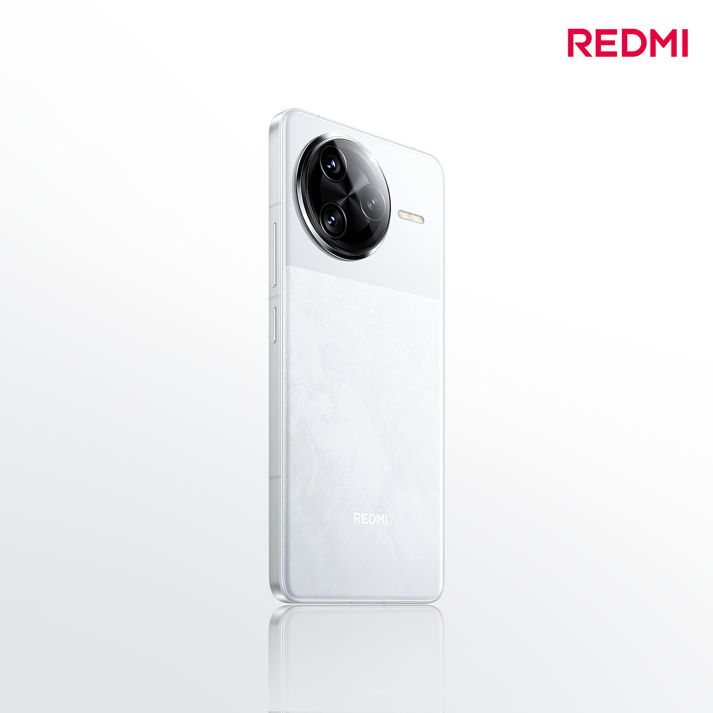 小米 REDMI 首款无孔化顶部设计，K80 Pro 外观细节公布 - 2