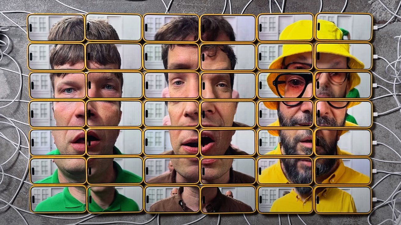 OK Go 玩转创意 MV：1043 次拍摄、577 小时，在 64 部 iPhone 上跳跃的视觉盛宴 - 1