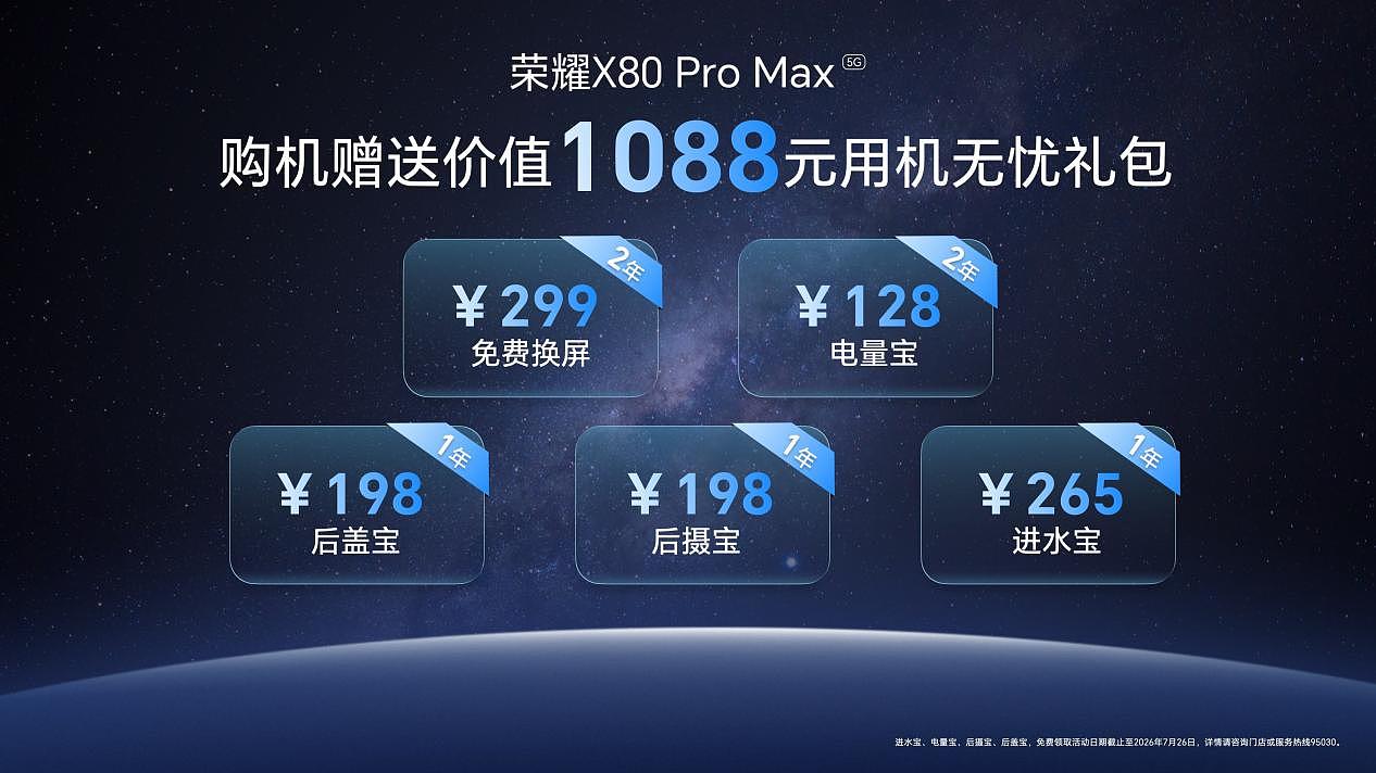 11000mAh+ 免费换屏 +10000nits，“耐用神机”荣耀 X80 Pro Max 正式开售 - 12