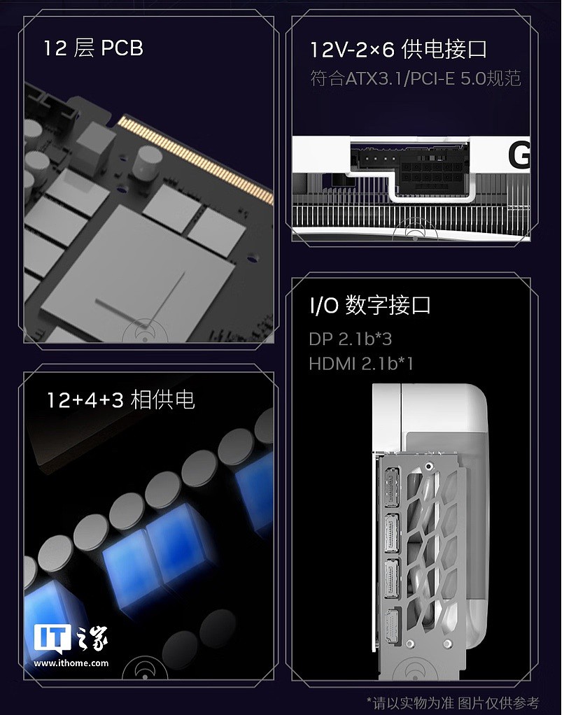 影驰 RTX5070 Ti 星曜 NOX OC 显卡发售,7999 元 - 6