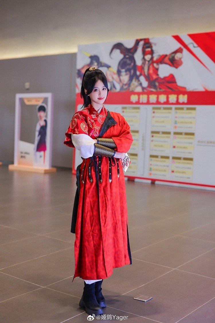 永劫女主持Yager晒照：给外国选手们来点中式美学的震撼 - 7