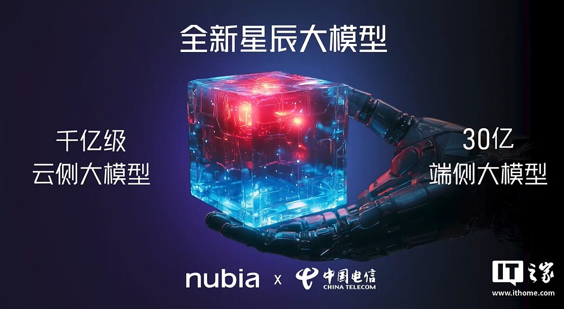 努比亚星云 AI+ 发布，Z70 Ultra 手机搭载中国电信 30 亿端侧星辰大模型 - 2