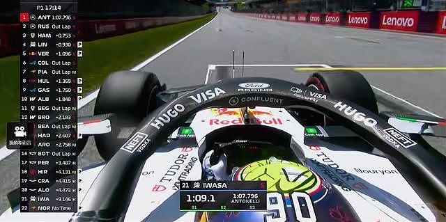 F1奥地利站一练：安东内利拉塞尔包揽一二，维斯塔潘两度停车 - 11