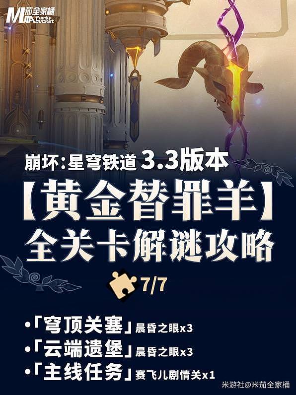 《崩坏星穹铁道》3.3黄金替罪羊解谜攻略 - 1