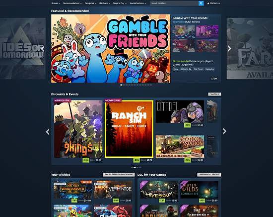 Steam商店页大更新！整体设计全面焕新 更人性化 - 2