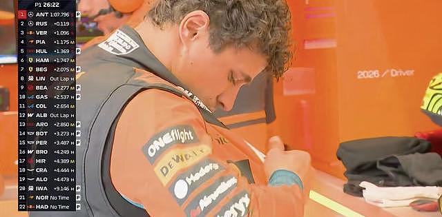 F1奥地利站一练：安东内利拉塞尔包揽一二，维斯塔潘两度停车 - 14