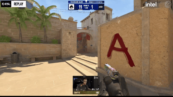 IEM科隆Major第二阶段：火力平推！Spirit 13-1 MIBR - 2
