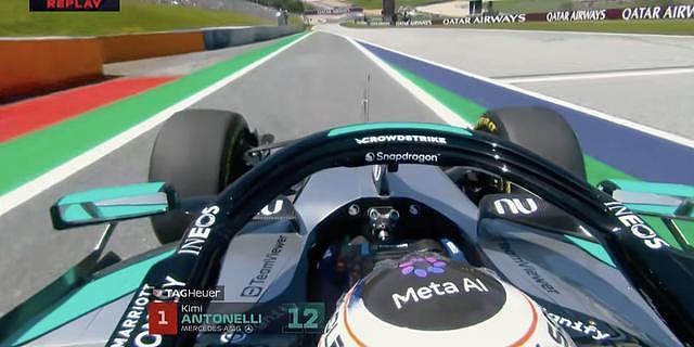 F1奥地利站一练：安东内利拉塞尔包揽一二，维斯塔潘两度停车 - 4