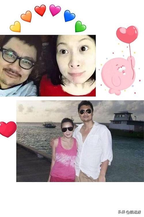 刘若英与老公儿子庆57岁生日，戴老花镜许愿，获儿子亲吻一脸幸福 - 20
