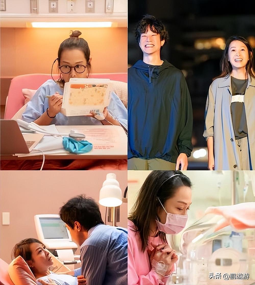 刘若英与老公儿子庆57岁生日，戴老花镜许愿，获儿子亲吻一脸幸福 - 18