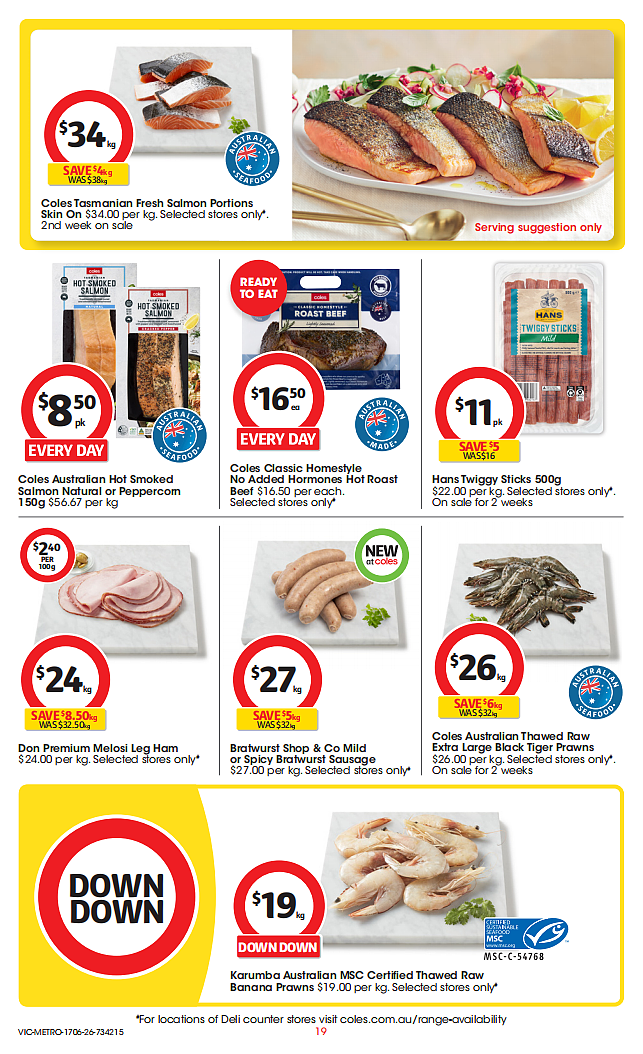 本周最新！澳洲各大超商特价目录，Woolworths、Coles、Costco（组图） - 19