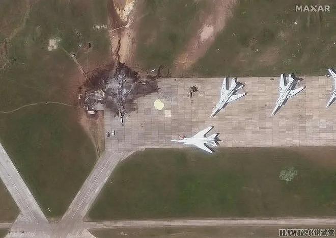 卫星照片解读：乌克兰无人机袭击战果如何？至少摧毁10架轰炸机 - 9