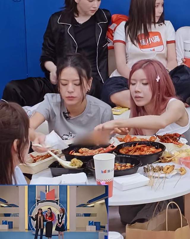 江语晨浪姐干饭胖12斤？范玮琪叶一茜见证其食量，美食博主没跑了 - 3